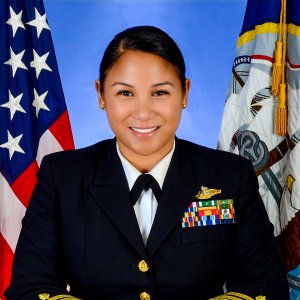 Hannah Starnes in uniform as Chief Nursing Officer
